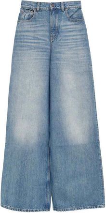 Chlo&eacute; Wide-Leg Denim Jeans
