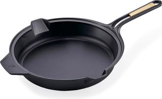 Victoria Victoria 37673 Sart&eacute;n Hierro Fundido Curado Inducci&oacute;n 25cm, Apta Fuego, Barbacoa, Horno Cast Iron Skillet Negro