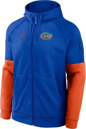 Nike Jordan Mens Florida Primetime Jordan Brand Therma-FIT College Full-Zip Hoodie in Blue | 0JV508DDUFN-768