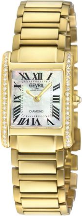 Gevril Group Regina Diamond Mother of Pearl Dial Ladies Watch 16129B