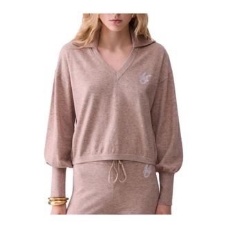 Liu Jo Dames, Truien, Roze, Maat: XL