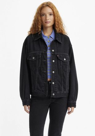 Levi's Jeansjacke LEVIS 90S TRUCKER, Damen, Gr. XS (34), road less traveled, Denim/Jeans, Obermaterial: 100% Baumwolle, unifarben, figurumspielend h&uuml;ftlang, 