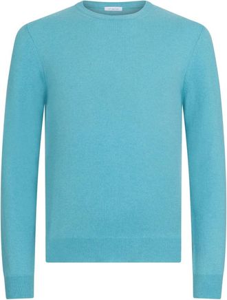 Malo Cashmere Ronde Hals Trui - Heren - Cashmere truien - Blauw - 2XL - Kasjmier - Truien & Vesten