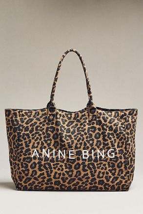 Anine Bing Leo Canvas Tote Bag