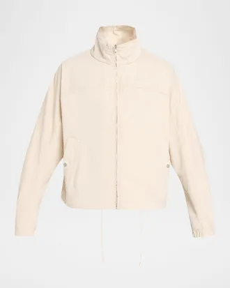 Mordecai Men & apos;s Cotton Drill Stand-Collar Blouson Jacket