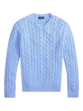 Ralph Lauren Long Sleeves Round Neck Rib Sweater