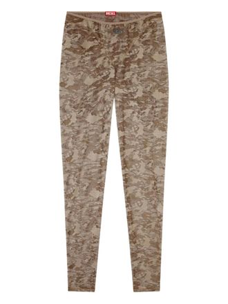 Diesel Claire leggings - women - Polyamide/Elastane - S - Brown