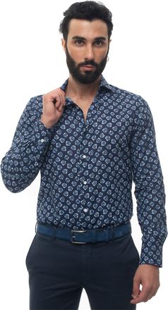 Carrel Camicia casual Blu Carrel Uomo