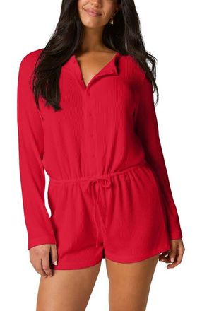 Hunkem&ouml;ller Short Jersey Rib Sleep Set in Red at Nordstrom, Size X-Large