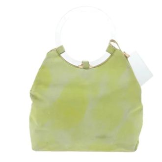 Celine Pre-owned Handbags, female, Green, Size: ONE SIZE Pre-owned Suede Handbag
