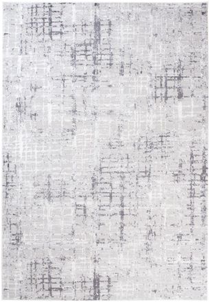 Tapiso Alfombra de sal&oacute;n gris crema vintage suave 250 x 350 cm