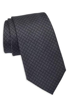 Tommy Hilfiger Morgan Geometric Tie in Black at Nordstrom Rack