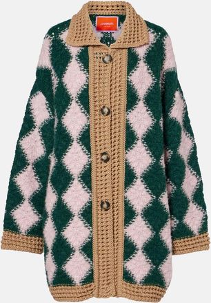 La DoubleJ Crochet wool-blend cardigan