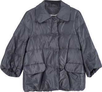 Jil Sander Quilted Jacket in Grey Nylon