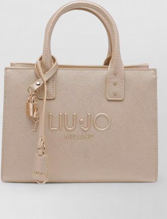 Liu Jo shopper bag textured finish shoulder strap charm