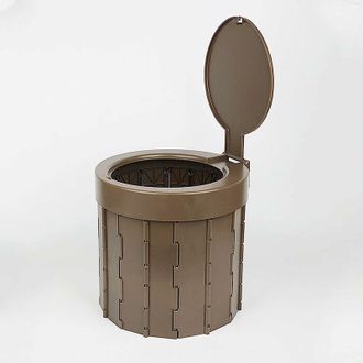 OEM Inodoro Port&aacute;til Para Acampar, Apto Para Ni&ntilde;os Y Adultos, Asiento De Inodoro Plegable Para Exteriores, Resistente Contenedor De Basura