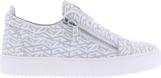 Giuseppe Zanotti Elenoire Leren Schoenen - Heren - Sneakers - Wit - 40 EU - Schoenen