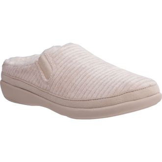 Revitalign Apres Faux Fur Lined Slipper in Oatmeal at Nordstrom Rack, Size 11