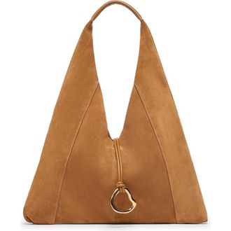 Dolce Vita Malin Suede Hobo Bag in Pecan at Nordstrom Rack