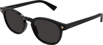 Bottega Veneta BV1253S 001 Mens Sunglasses Black Size 50