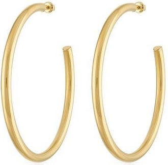 BEN ONI Large Open Hoop Earrings in Gold at Nordstrom