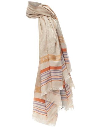Etro Home Collection Wool Stripes Scarf (Authentic Pre-Loved)