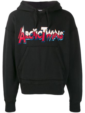 Dsquared2 Artick Twins hoodie - men - Cotton - S - Black