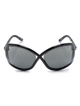 Tom Ford Eyewear Occhiali da sole a farfalla Bettina - Nero
