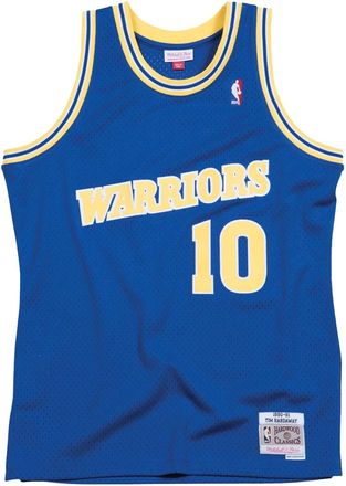 Mitchell & Ness T-shirt NBA Swingman Warriors 1990 Tim Hardaway - Blu