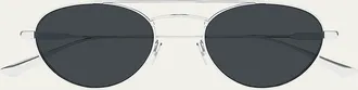Saint Laurent 51mm Metal Aviator Sunglasses