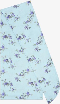 Ganni Iced Aqua Wrap Scarf in Print Recycled Polyester
