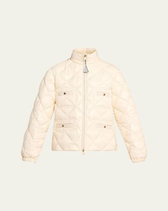 Moncler Lavaret Quilted Short Down Jacket