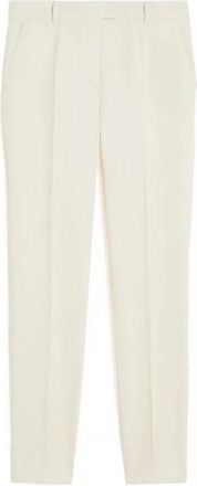Max Mara Jerta 001 Broek - Dames - Slim Fit Broeken - Beige - M - Polyester - Broeken