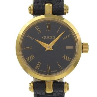 Gucci Pre-owned Vintage Polshorloge - Dames - Vintage Horloges - Zwart - ONE Size - Vintage