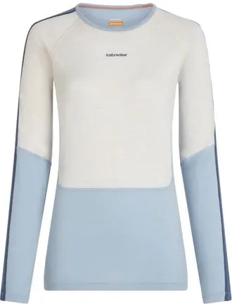 Icebreaker Merino 200 Oasis+ L/S Crewe Merinounterw&auml;sche f&uuml;r Damen | grau