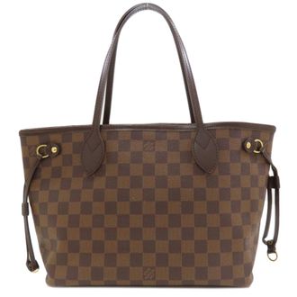 Louis Vuitton Damier Canvas Ebene Damier Canvas Tote Bag (Pre-Owned)