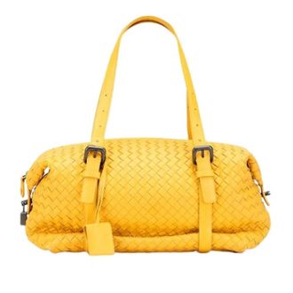 Bottega Veneta Pre-owned Weekend Bags, female, Yellow, Size: ONE SIZE Pre-owned The Montaigne Shoulder Bag
