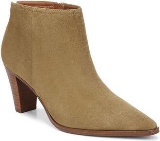 Franco Sarto Josiah Pointed Toe Bootie in Moss Green at Nordstrom, Size 9.5