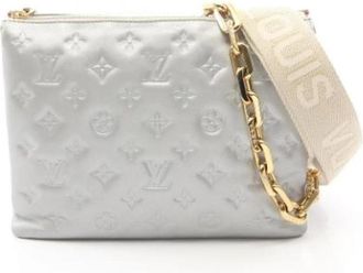 Louis Vuitton Tweedehands Canvas Louis Vuitton tassen - Dames - Vintage Schoudertas - Grijs - ONE Size - Vintage