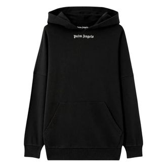 Palm Angels Heren, Sweatshirts & Hoodies, Zwart, Maat: XL Katoen