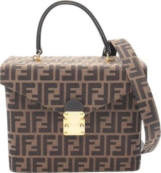 Fendi Pre-owned Fendi Zucca Canvas Satchel Ladies 3CZ7DJGJF542JPRQ