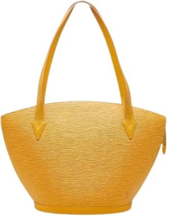Louis Vuitton Pre-owned Shoulder Bags, female, Yellow, Size: ONE SIZE Pre-owned Vintage Epi Shoulder Tote