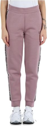 Emporio Armani Emporio Armani Ea7, Broeken, Dames, Roze, S, Katoen, Katoenen Sportbroek Natural Ventus 7