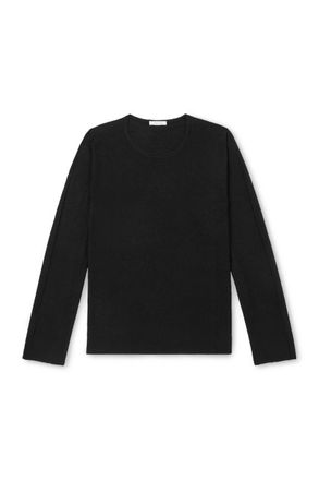 The Row Eliaf Slub Camel Hair-Blend Sweater
