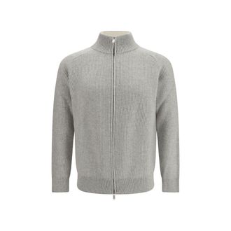 Lardini Gray Wool Oves Aries Mens Sweatshirt