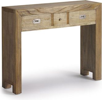 Moycor Consola de madera marrón anch. 100 cm