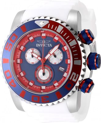 Invicta Sea Hunter Chronograph GMT Quartz Blue Dial Mens Watch 48989