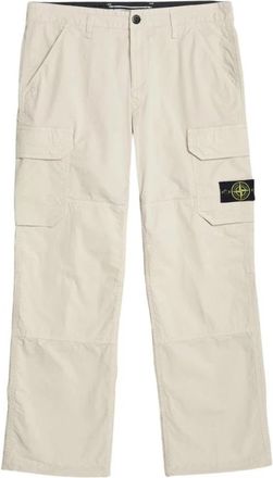 Stone Island Cargo Pants Regular - Heren - Straight fit broeken - Beige - W33 - Katoen - Broeken
