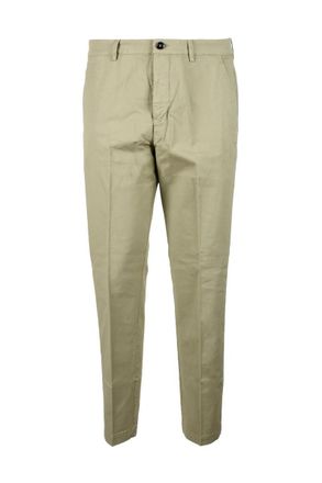 Truenyc Sage Green Stretch Cotton Pants
