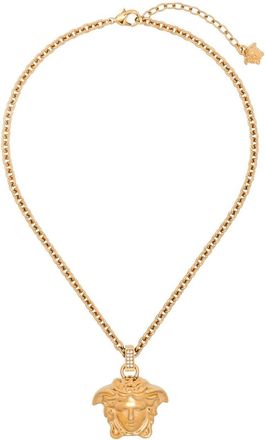 Versace Golden Crystal La Medusa necklace
